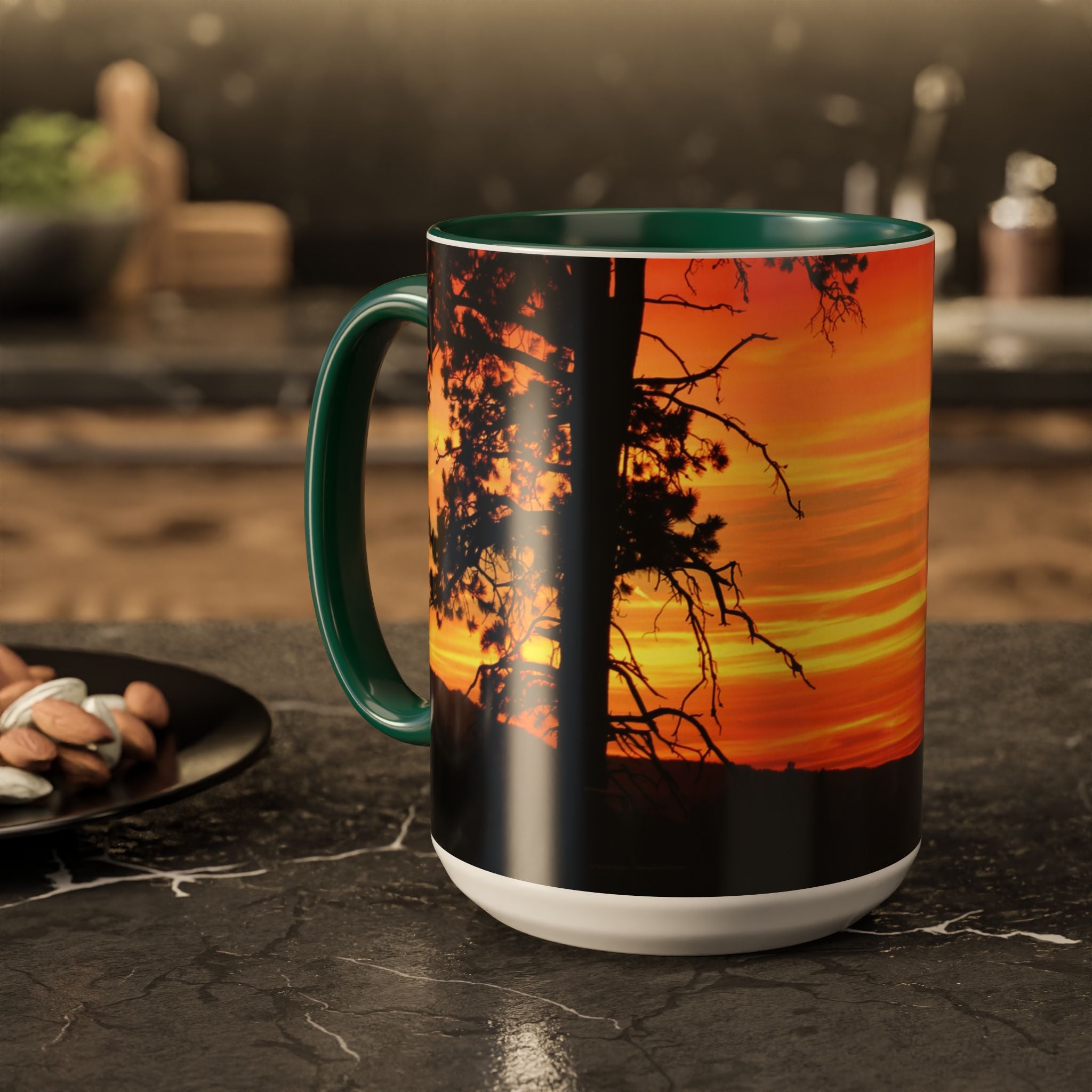 Progress Over Perfection Sunset Mug — Rural NE Oregon Motivational Coffee Cup (11oz/15oz)