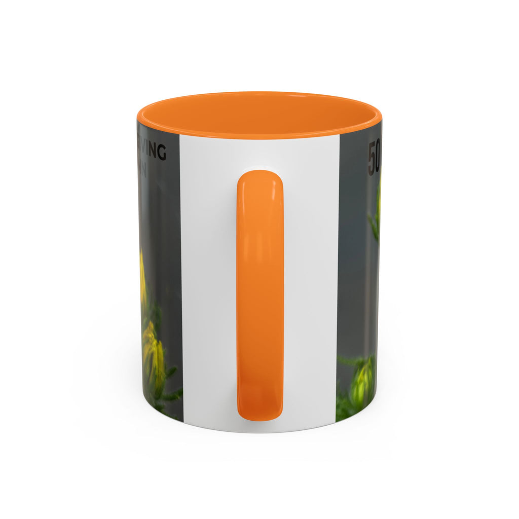 Black-Eyed Susan 'Not Giving a Damn' Mug — Colorful Floral Coffee Cup (11oz & 15oz)