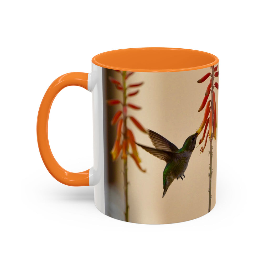 50 Years of Not Giving a Damn Mug — Vintage Floral Hummingbird Coffee Cup (11oz, 15oz)