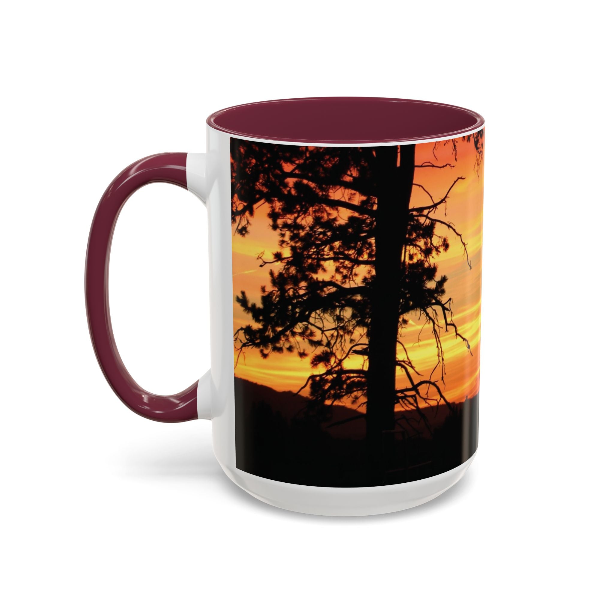 Progress Over Perfection Sunset Mug — Rural NE Oregon Motivational Coffee Cup (11oz/15oz)