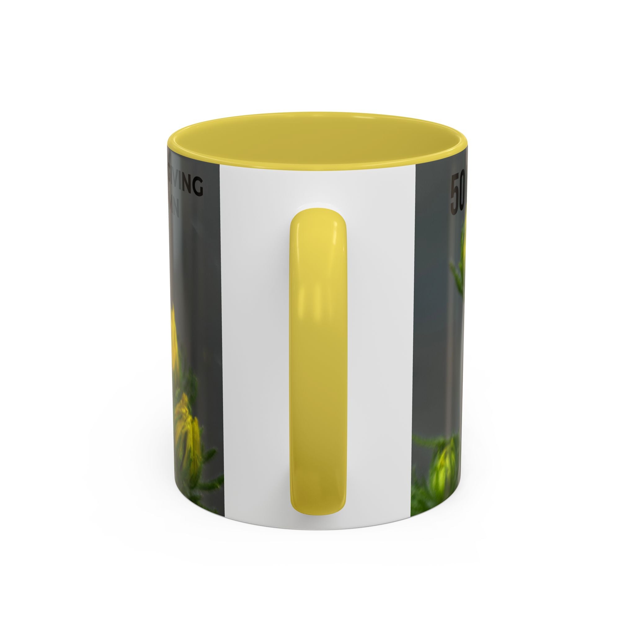 Black-Eyed Susan 'Not Giving a Damn' Mug — Colorful Floral Coffee Cup (11oz & 15oz)