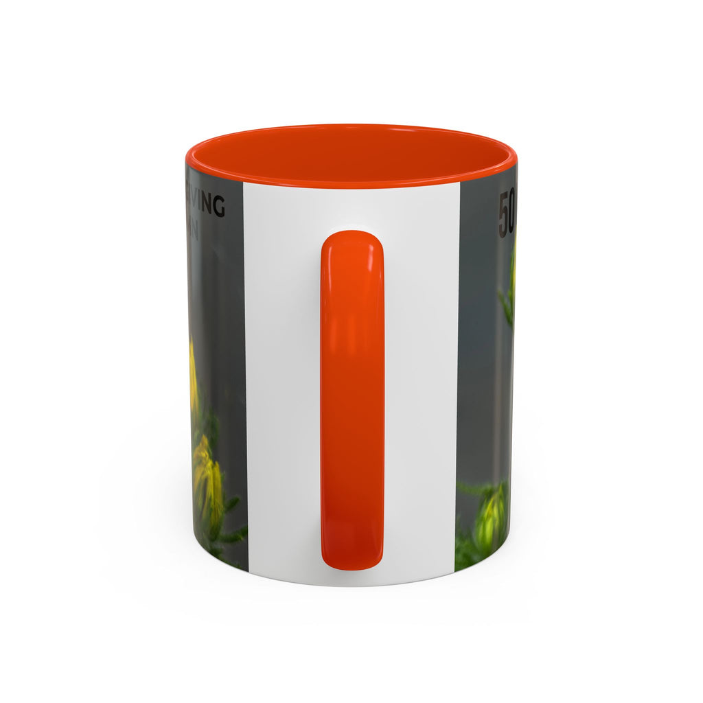 Black-Eyed Susan 'Not Giving a Damn' Mug — Colorful Floral Coffee Cup (11oz & 15oz)