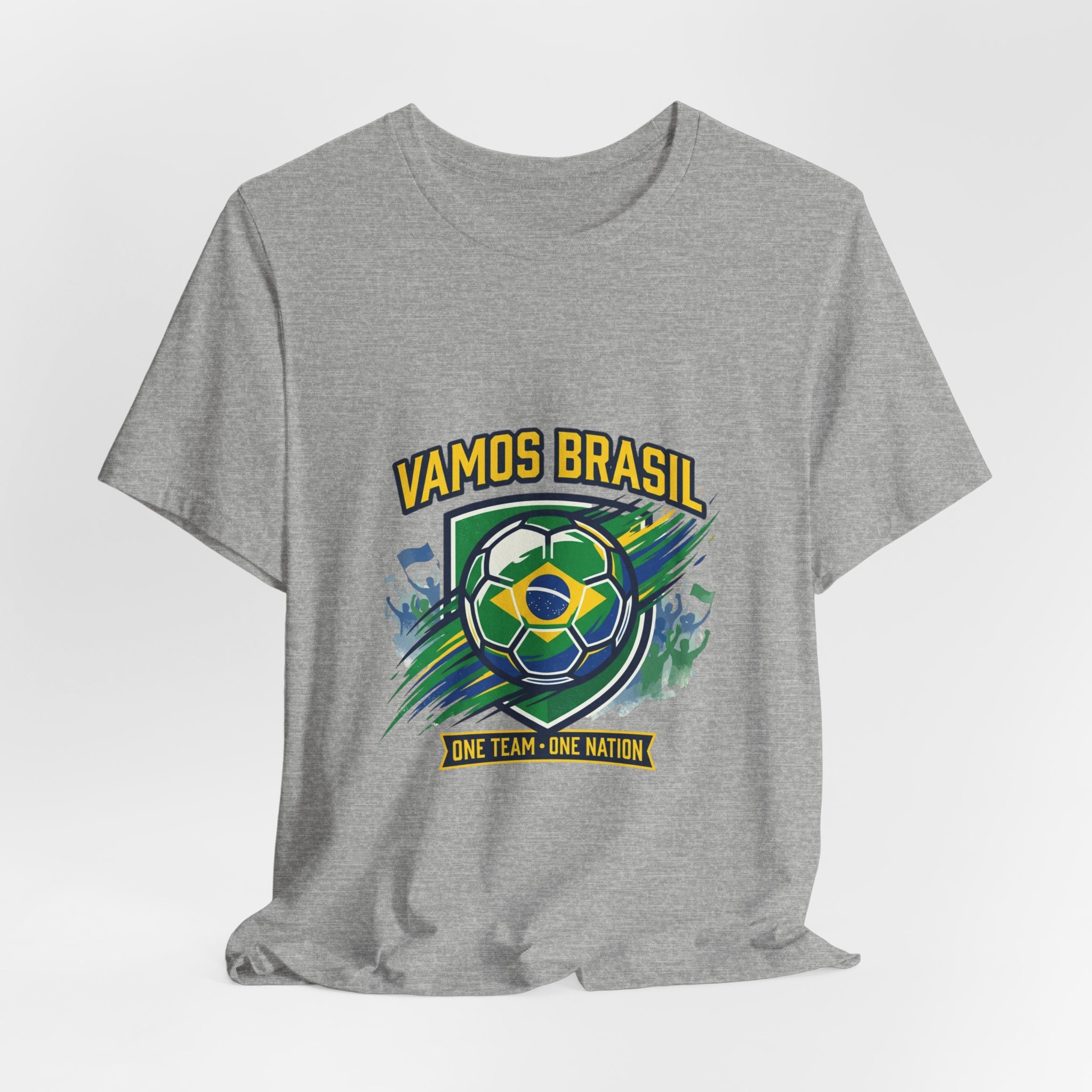 Vamos Brasil Soccer Tee | Brazil country pride, retro soccer championship