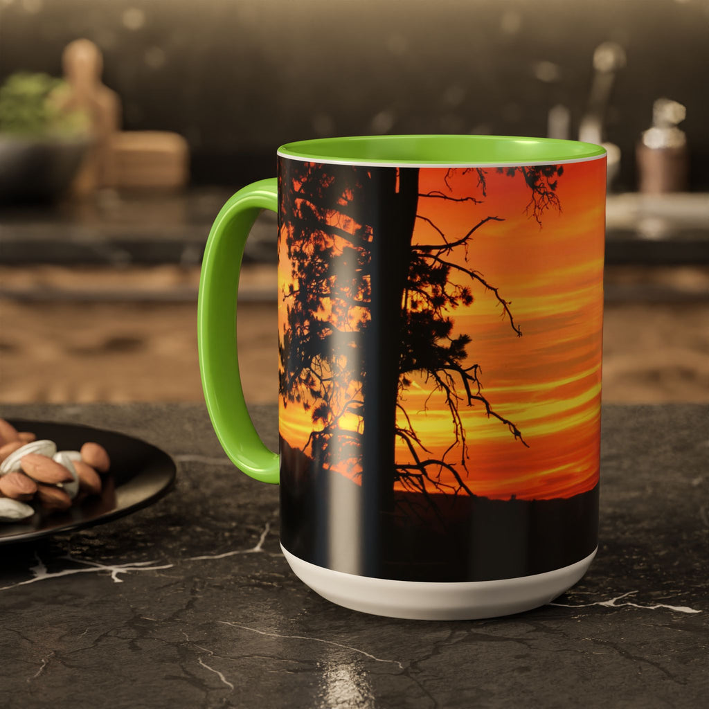 Progress Over Perfection Sunset Mug — Rural NE Oregon Motivational Coffee Cup (11oz/15oz)