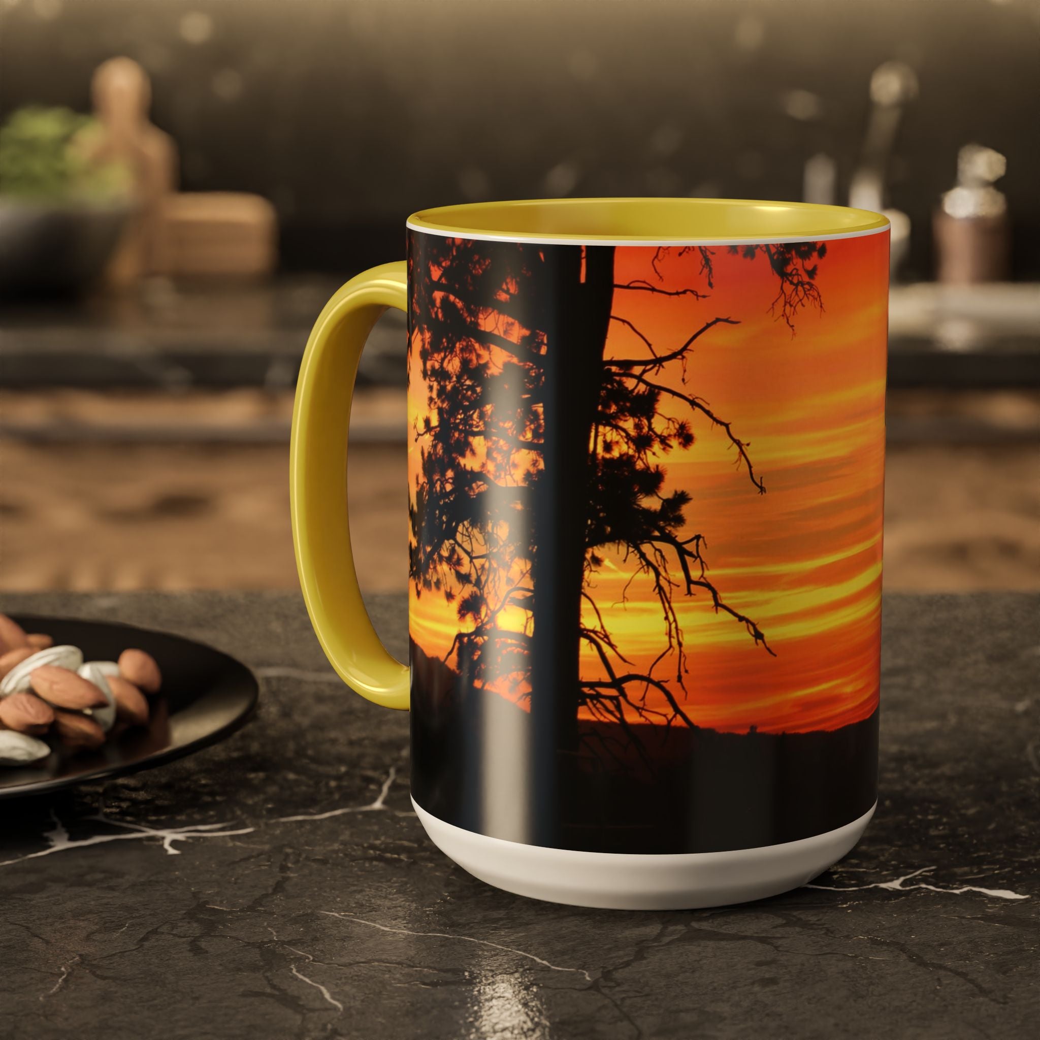 Progress Over Perfection Sunset Mug — Rural NE Oregon Motivational Coffee Cup (11oz/15oz)
