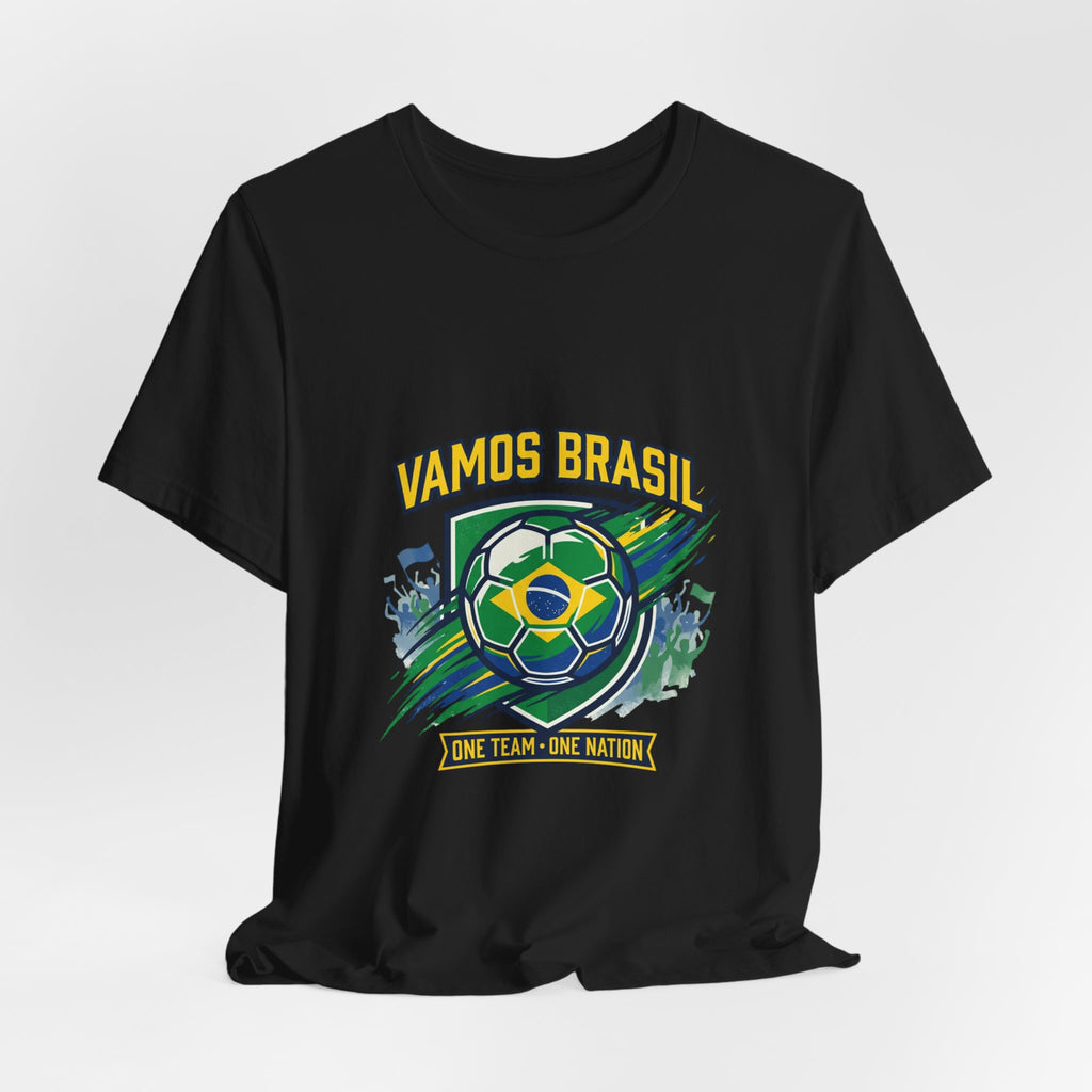 Vamos Brasil Soccer Tee | Brazil country pride, retro soccer championship