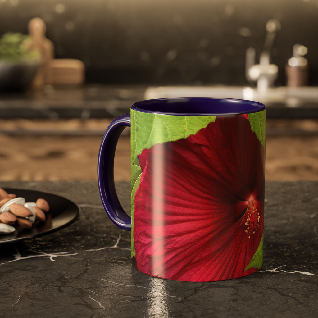 Less Hustle More Coffee Hibiscus Floral Mug (11oz & 15oz)