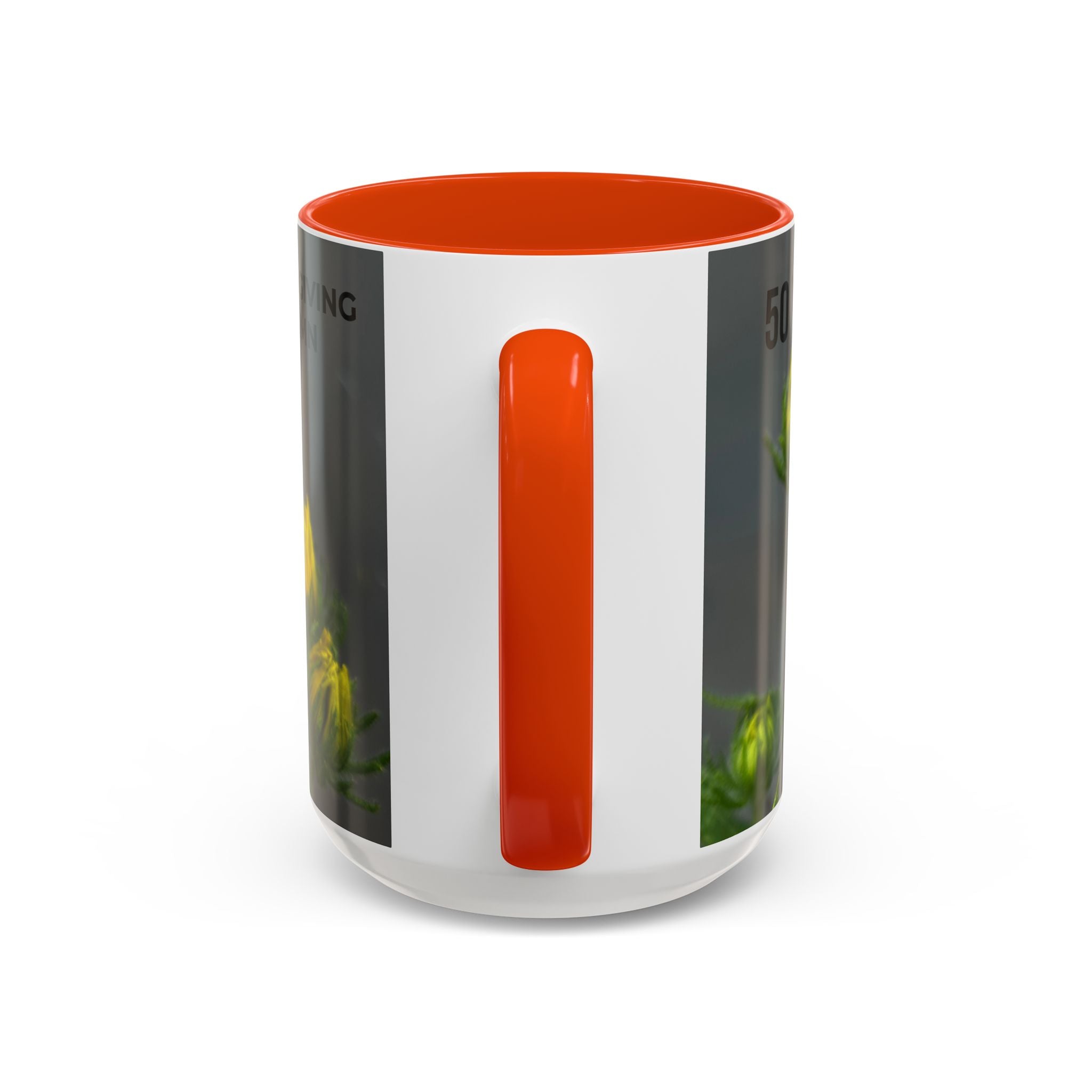 Black-Eyed Susan 'Not Giving a Damn' Mug — Colorful Floral Coffee Cup (11oz & 15oz)