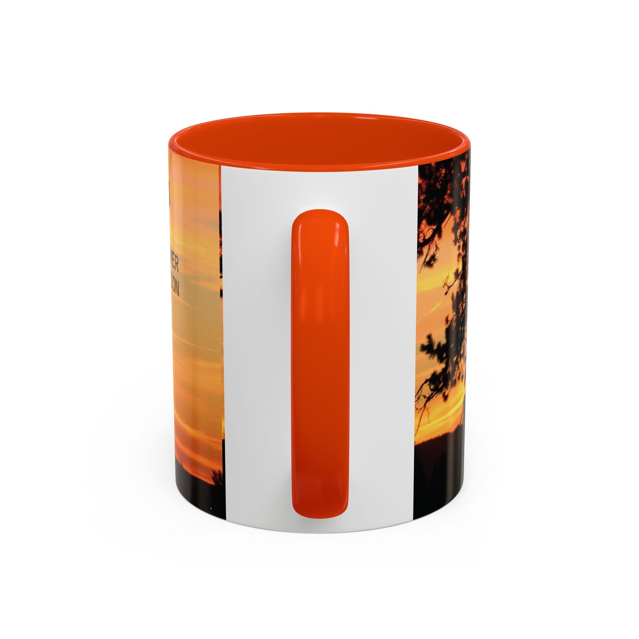 Progress Over Perfection Sunset Mug — Rural NE Oregon Motivational Coffee Cup (11oz/15oz)