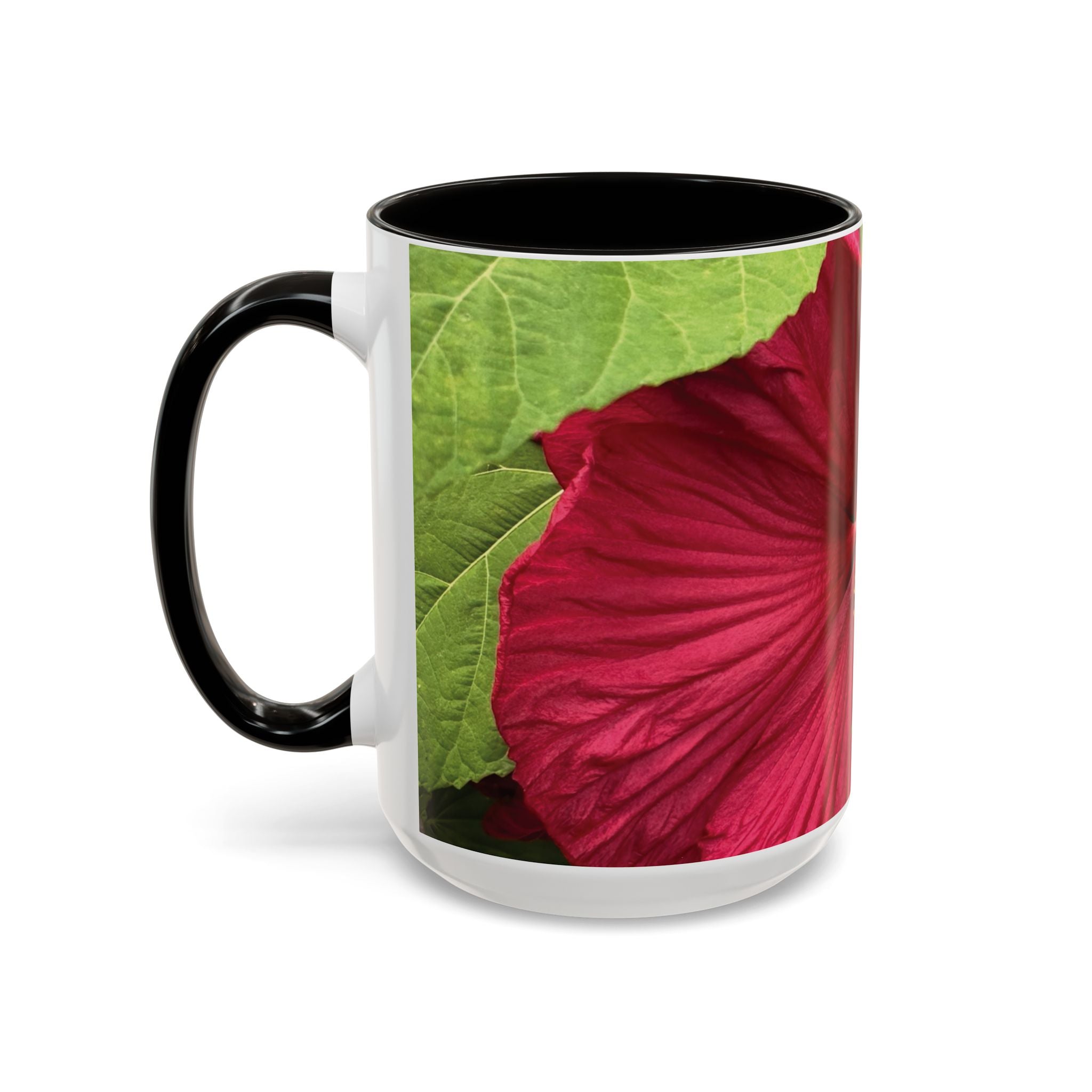 Less Hustle More Coffee Hibiscus Floral Mug (11oz & 15oz)