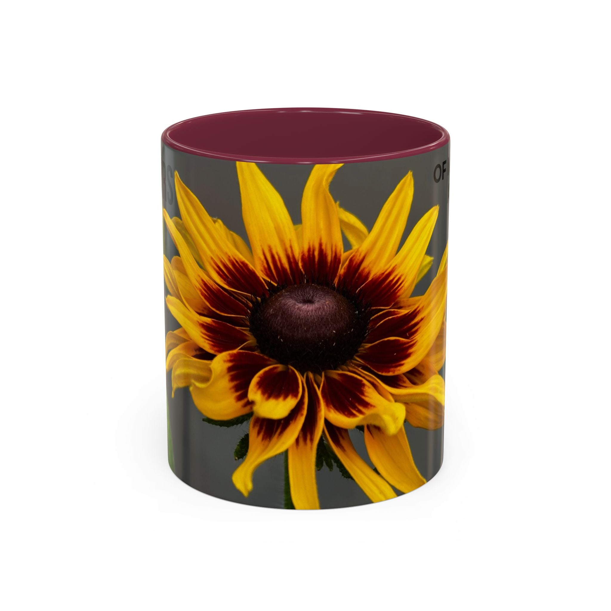 Black-Eyed Susan 'Not Giving a Damn' Mug — Colorful Floral Coffee Cup (11oz & 15oz)