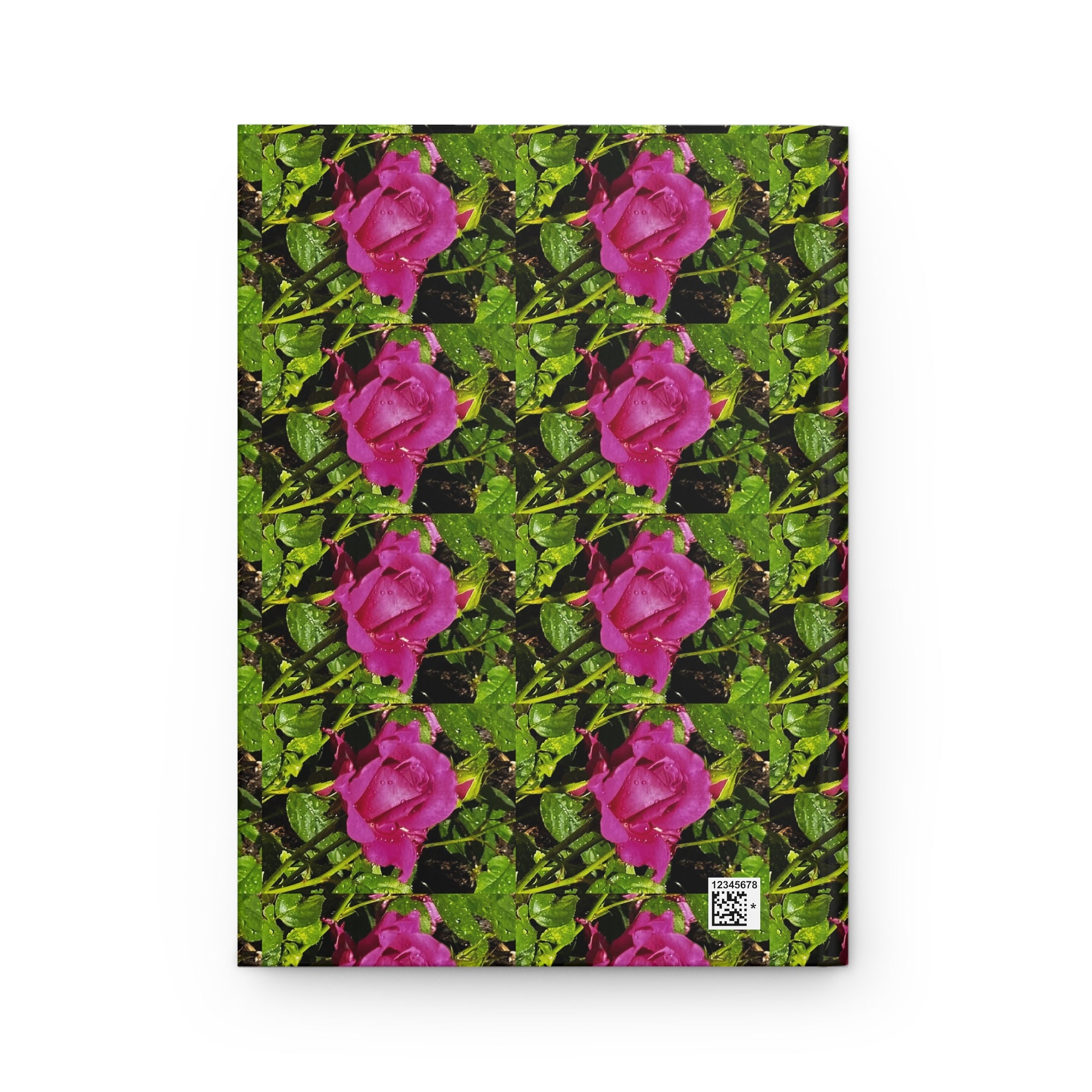 Floral Pink Rose Hardcover Journal — Gardeners' Notebook & Gift