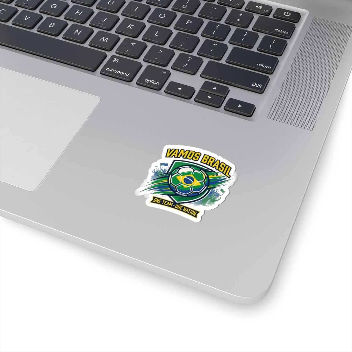 Vamos Brasil Soccer Sticker | Country Pride, Retro Championship