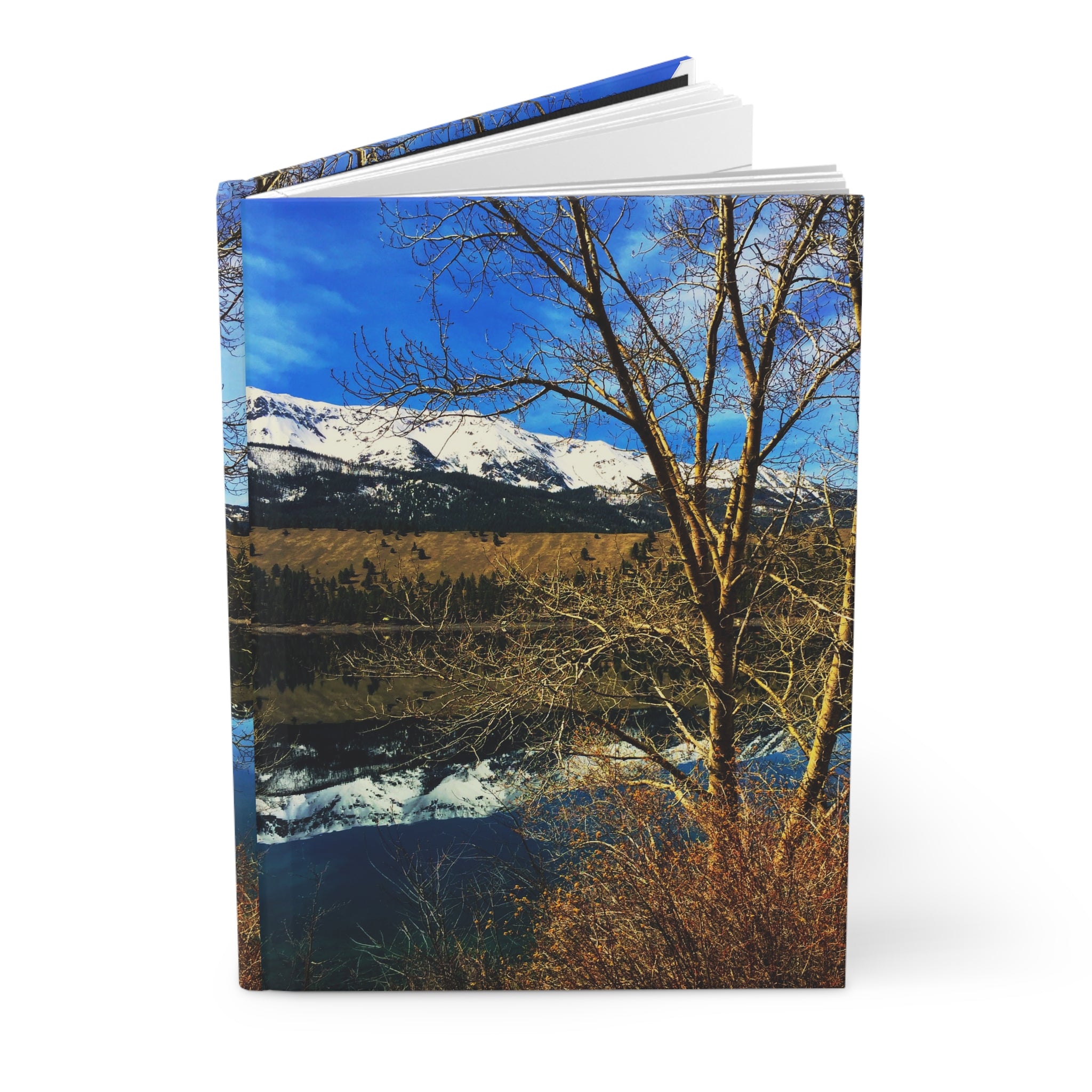 Wallowa Lake NE Oregon Hardcover Journal — Mountain & Lake Landscape