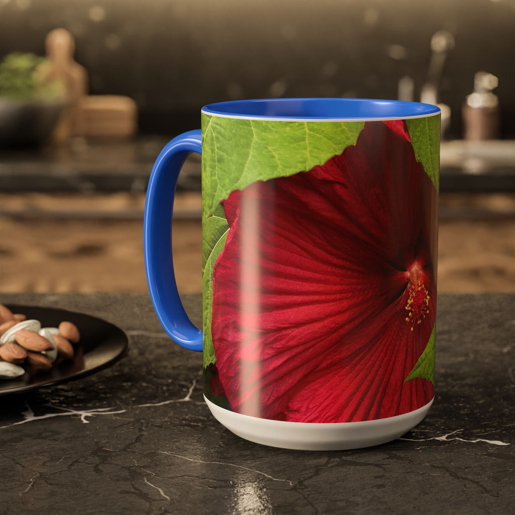 Less Hustle More Coffee Hibiscus Floral Mug (11oz & 15oz)