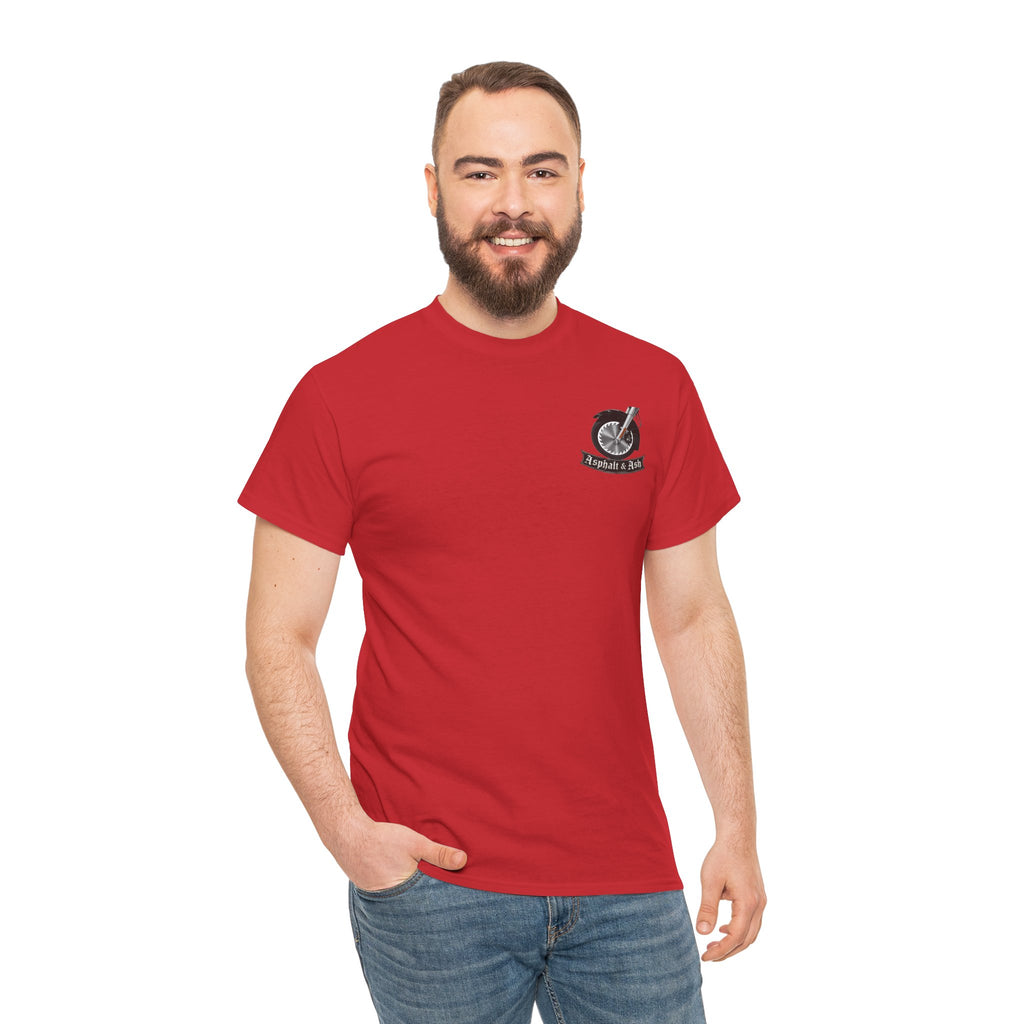 T-Shirt — "What a Ride" Motorcycle Life Journey Graphic Tee