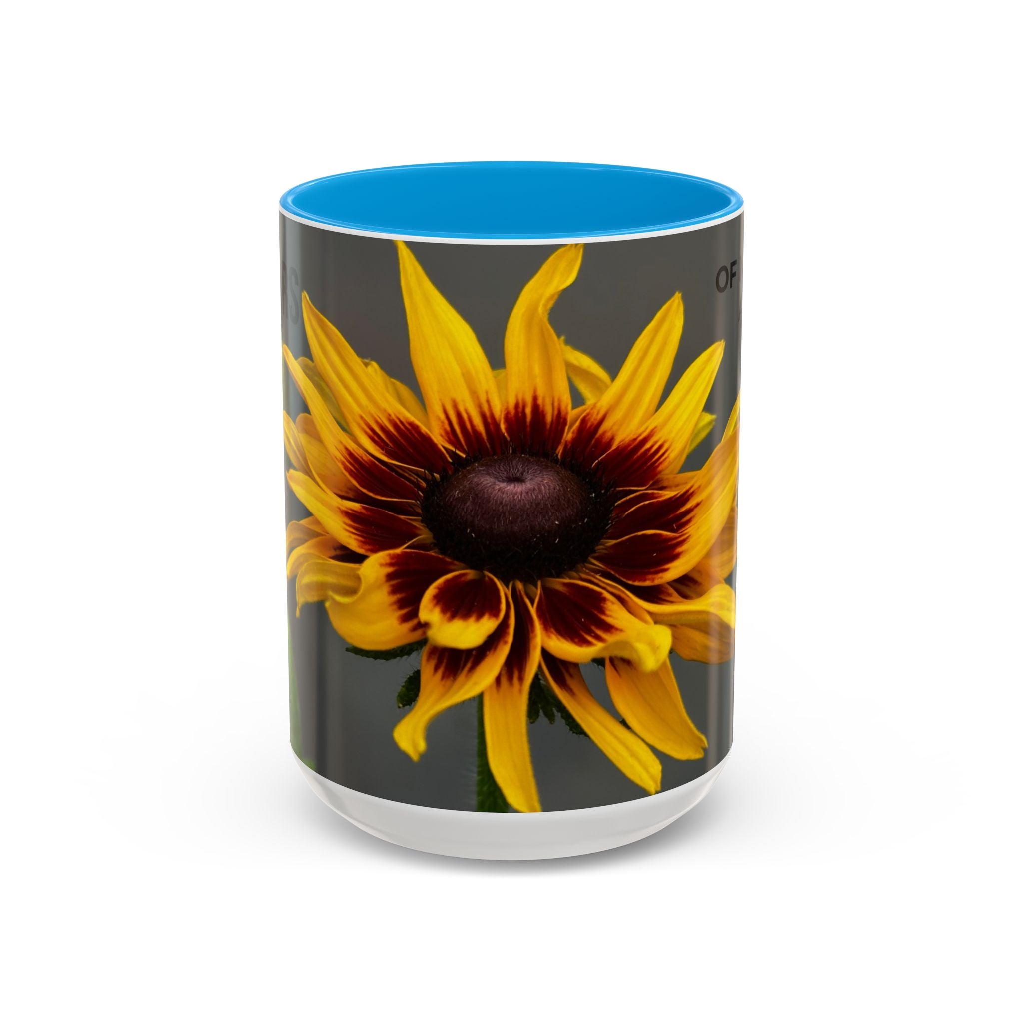 Black-Eyed Susan 'Not Giving a Damn' Mug — Colorful Floral Coffee Cup (11oz & 15oz)