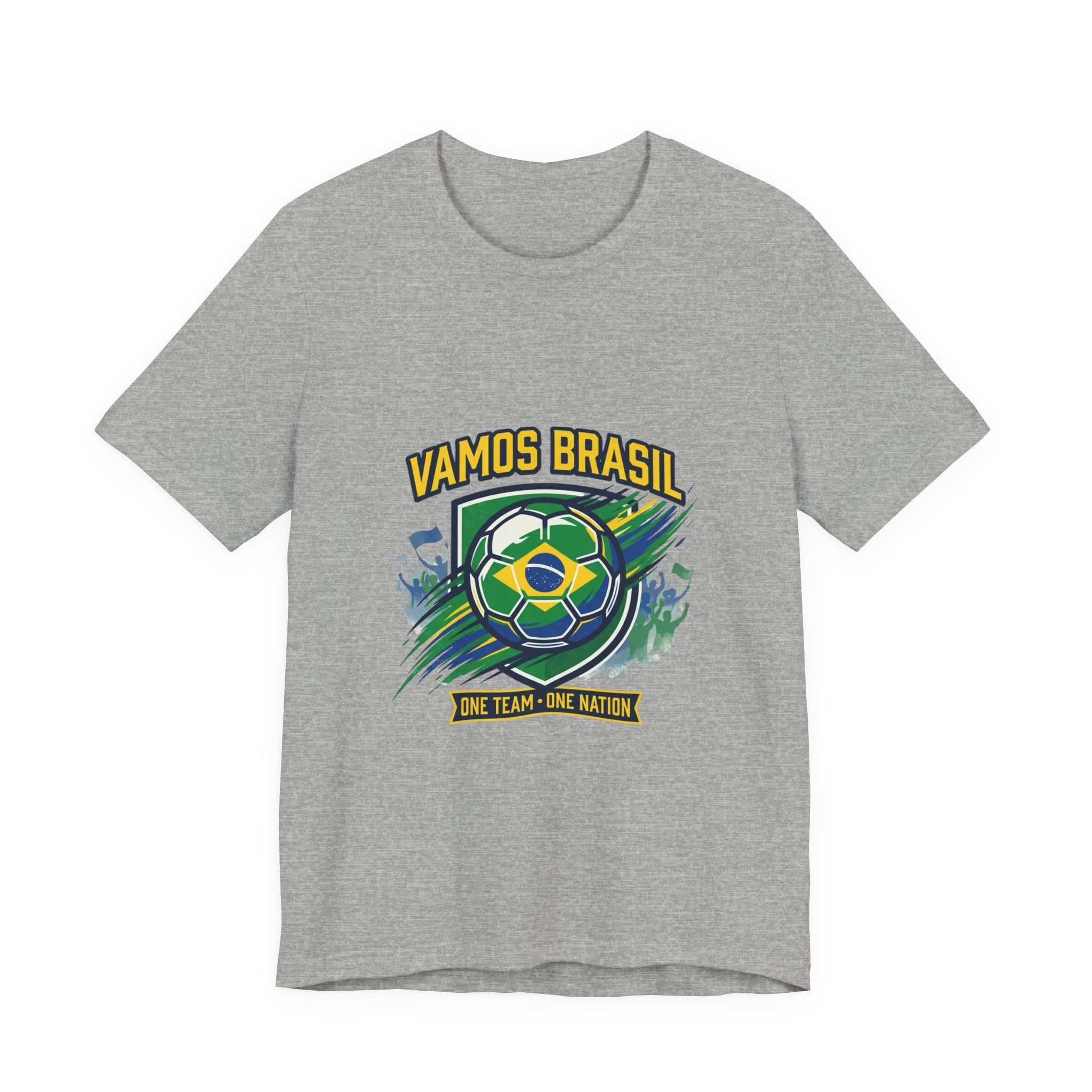 Vamos Brasil Soccer Tee | Brazil country pride, retro soccer championship