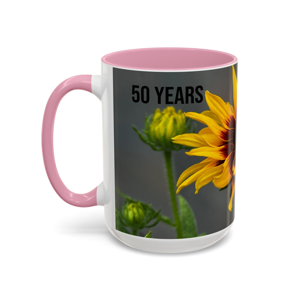 Black-Eyed Susan 'Not Giving a Damn' Mug — Colorful Floral Coffee Cup (11oz & 15oz)