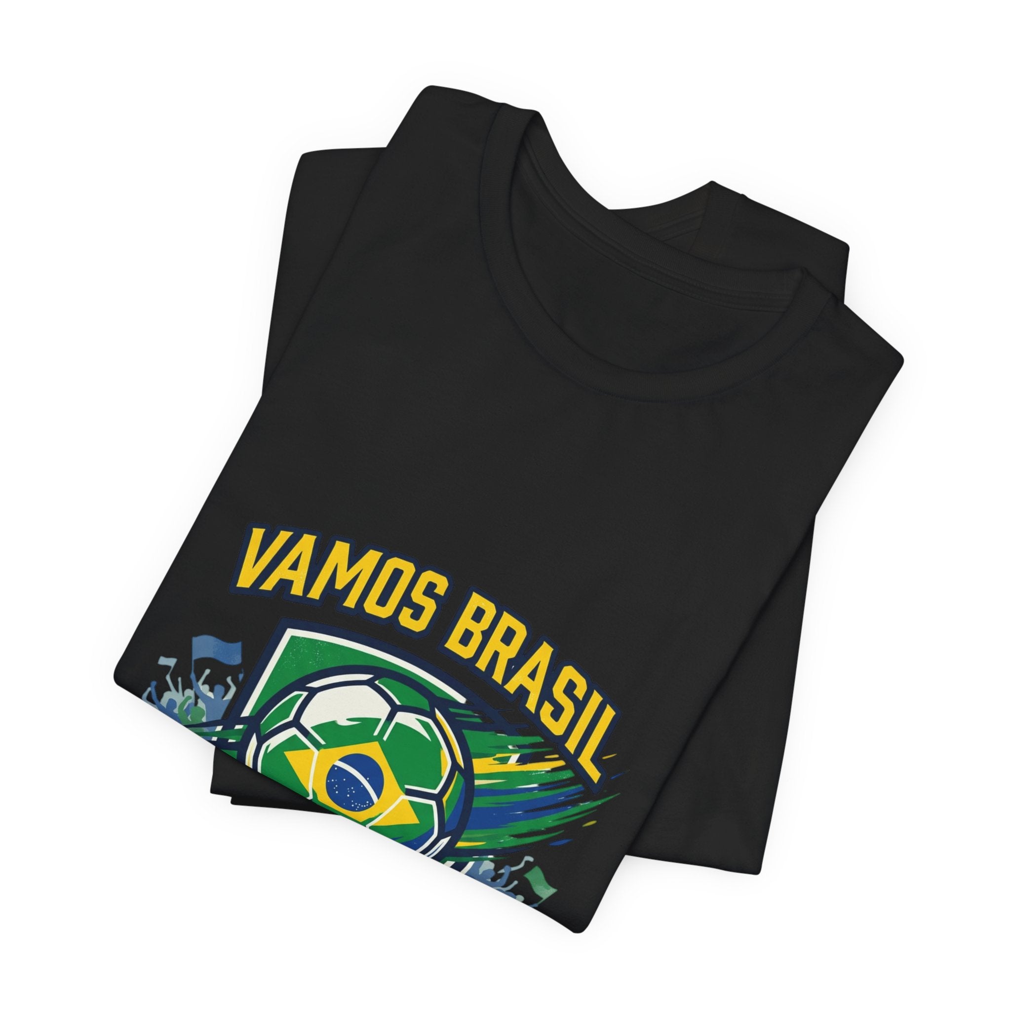 Vamos Brasil Soccer Tee | Brazil country pride, retro soccer championship
