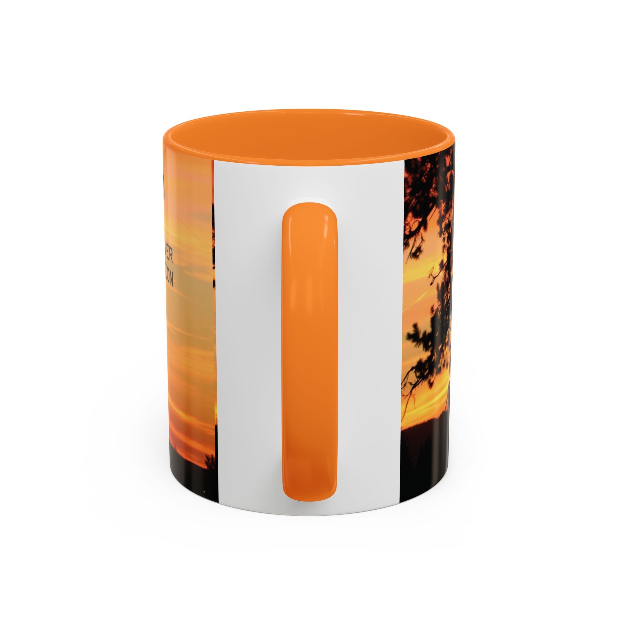Progress Over Perfection Sunset Mug — Rural NE Oregon Motivational Coffee Cup (11oz/15oz)