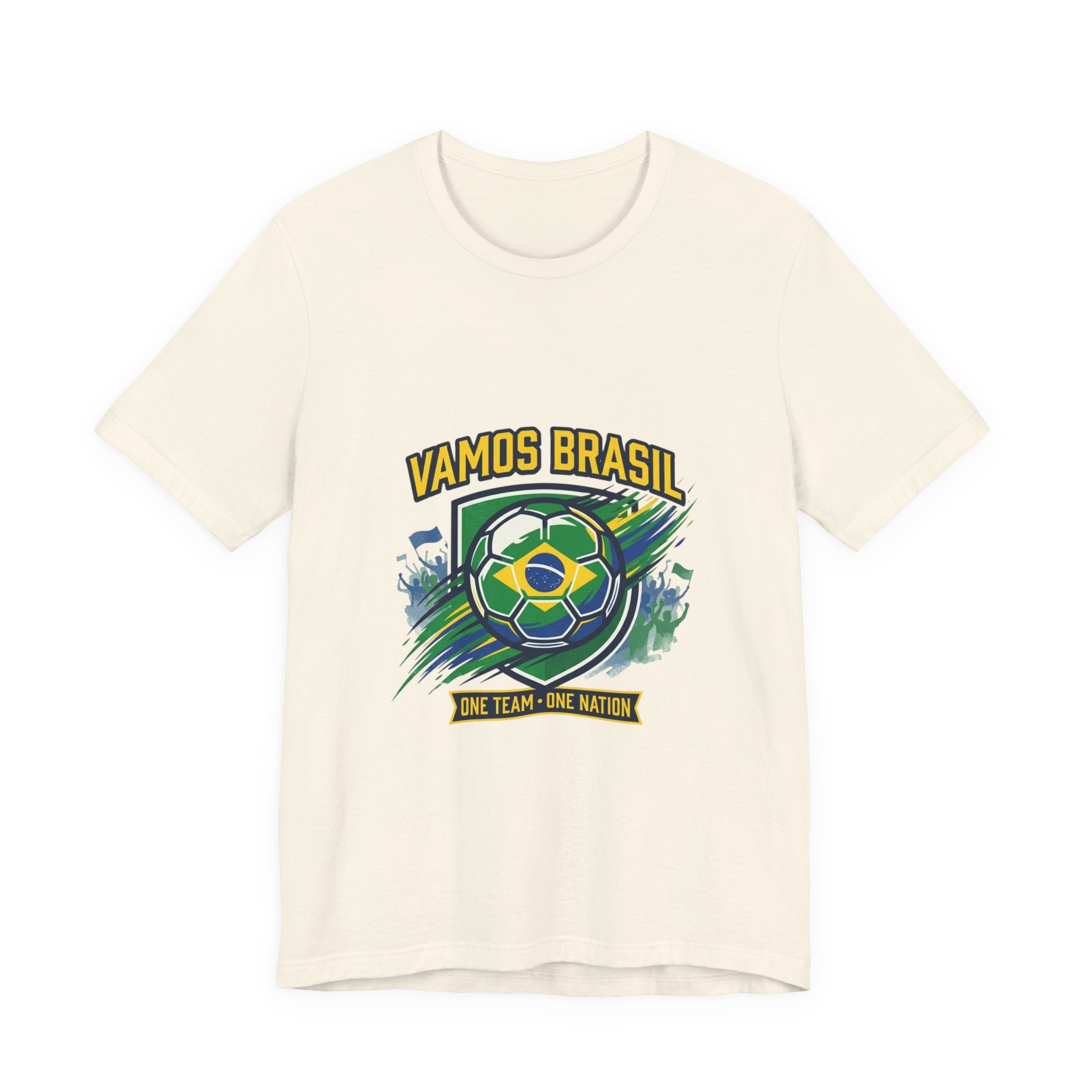 Vamos Brasil Soccer Tee | Brazil country pride, retro soccer championship