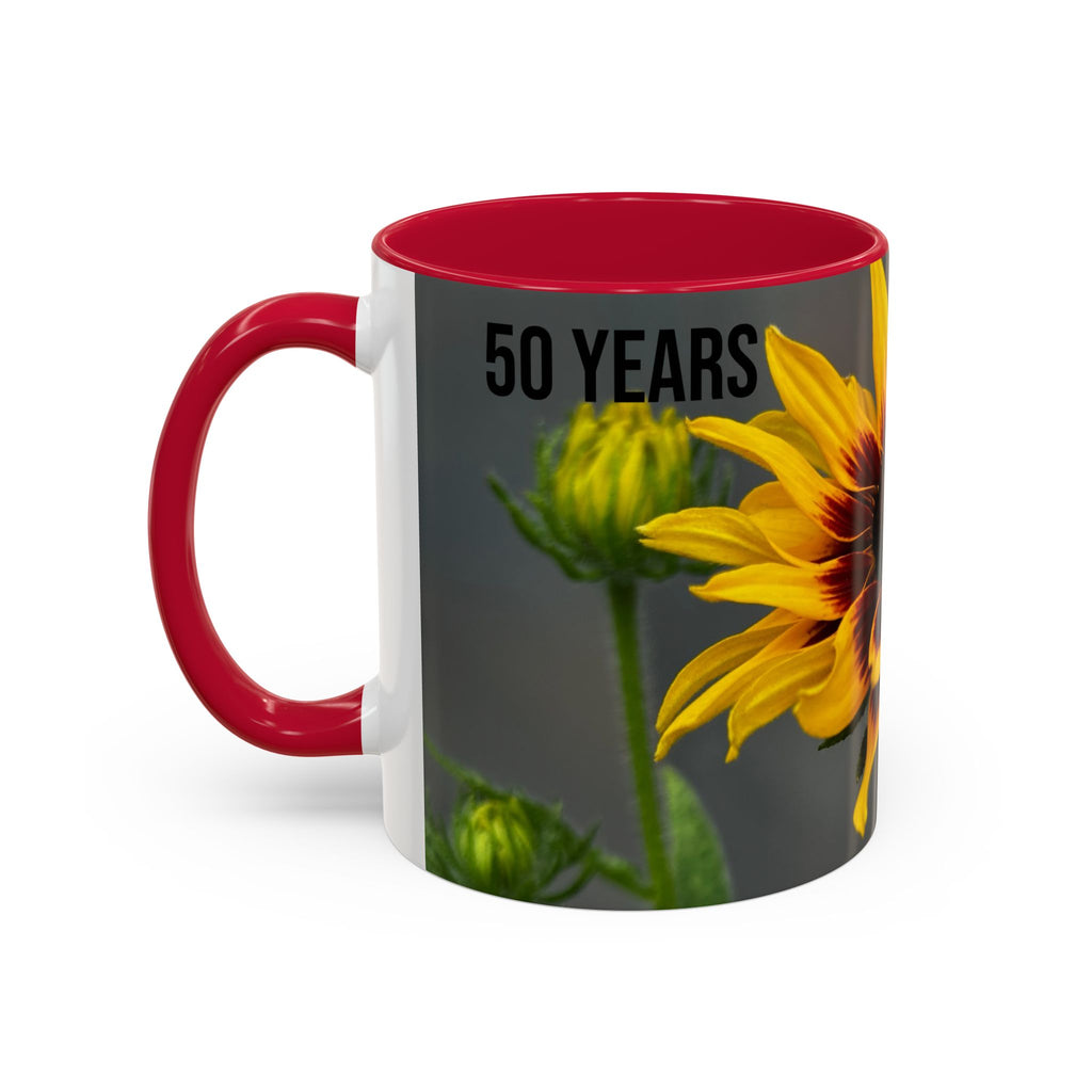 Black-Eyed Susan 'Not Giving a Damn' Mug — Colorful Floral Coffee Cup (11oz & 15oz)