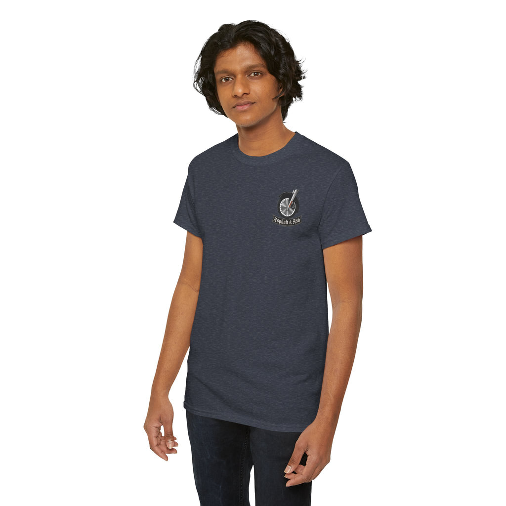T-Shirt — "What a Ride" Motorcycle Life Journey Graphic Tee