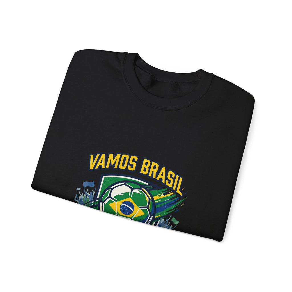 Vamos Brasil Crewneck Sweatshirt | Soccer Championship, Country Pride