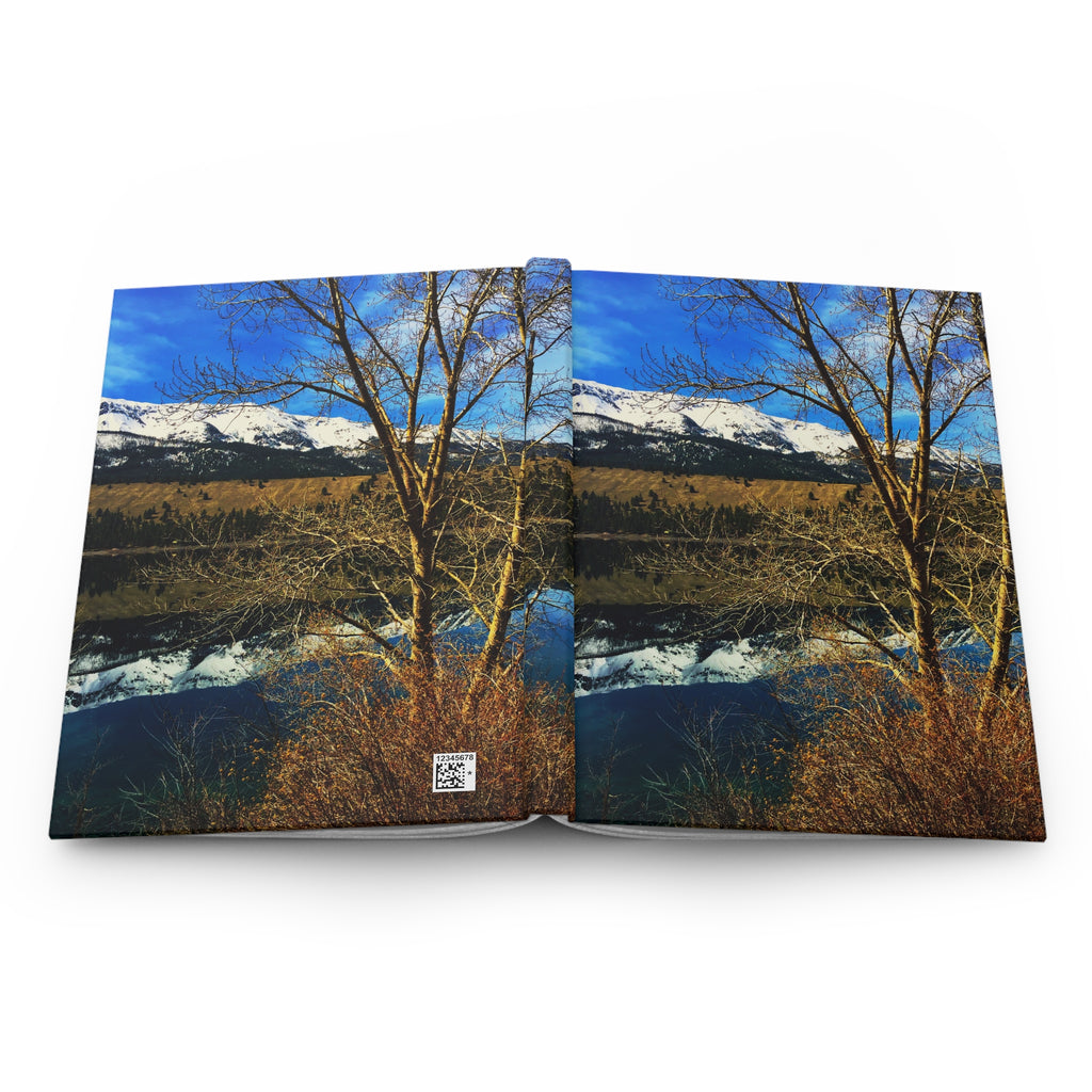 Wallowa Lake NE Oregon Hardcover Journal — Mountain & Lake Landscape