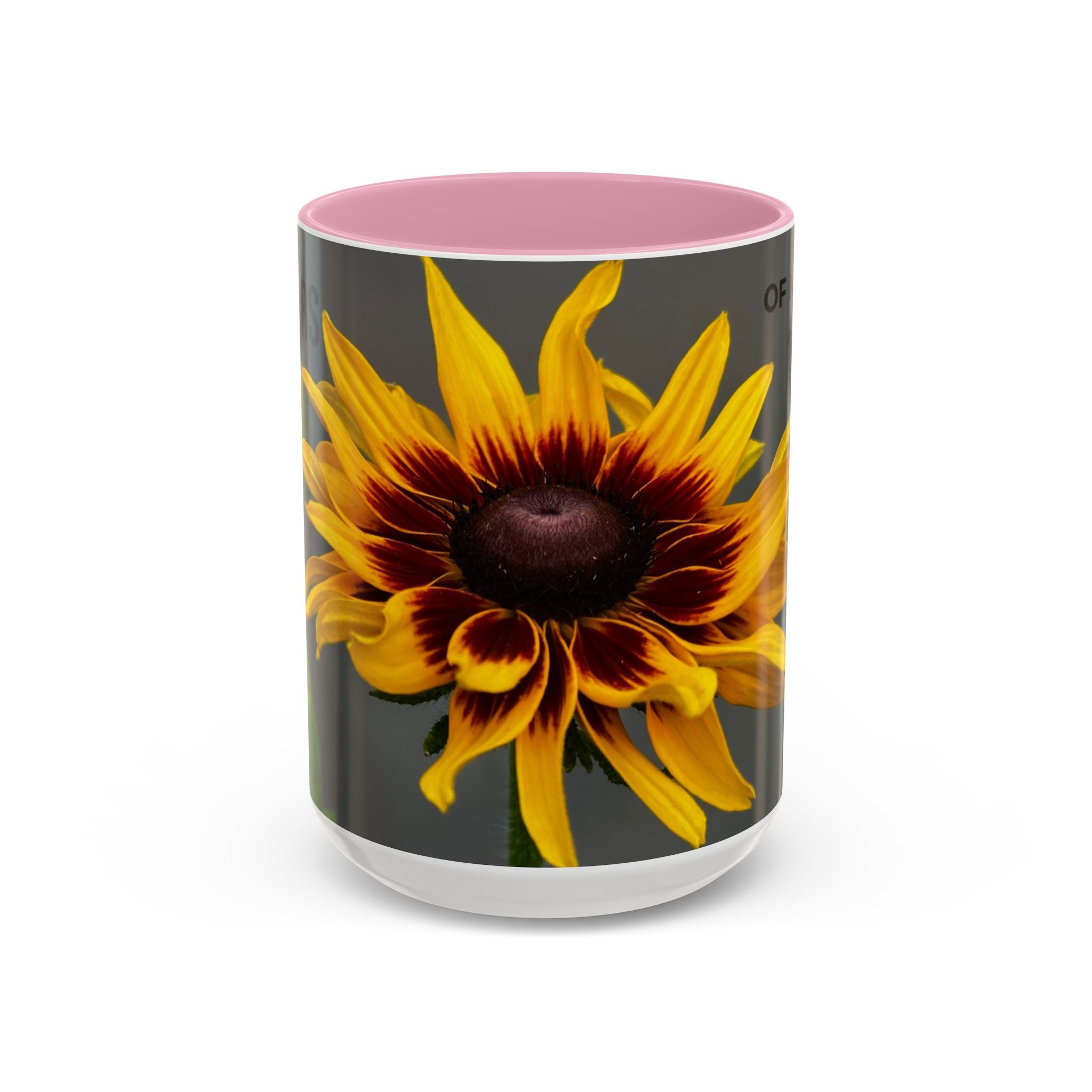Black-Eyed Susan 'Not Giving a Damn' Mug — Colorful Floral Coffee Cup (11oz & 15oz)