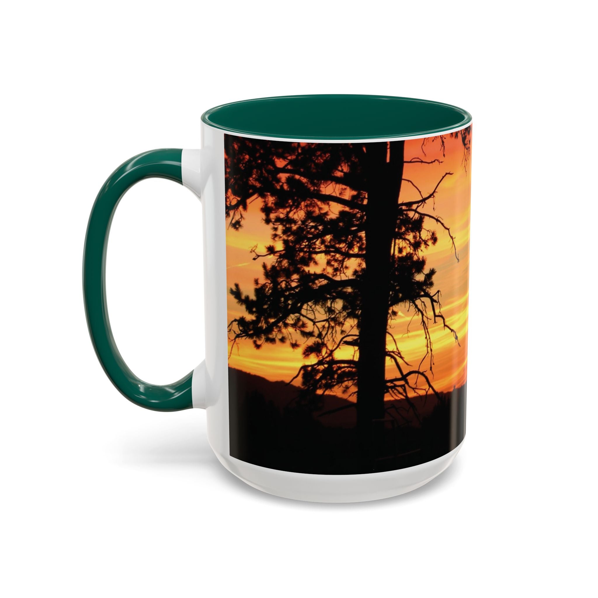 Progress Over Perfection Sunset Mug — Rural NE Oregon Motivational Coffee Cup (11oz/15oz)
