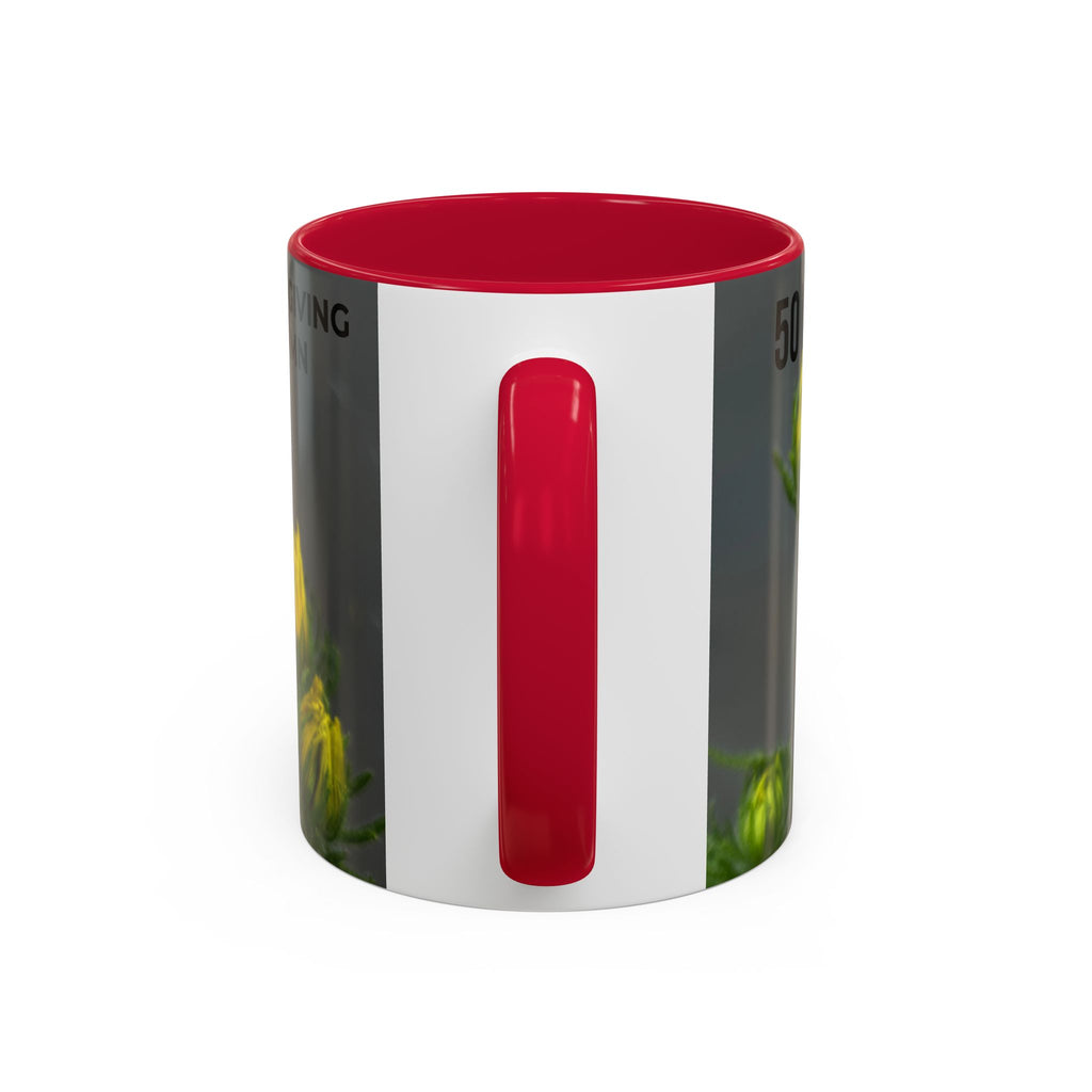 Black-Eyed Susan 'Not Giving a Damn' Mug — Colorful Floral Coffee Cup (11oz & 15oz)