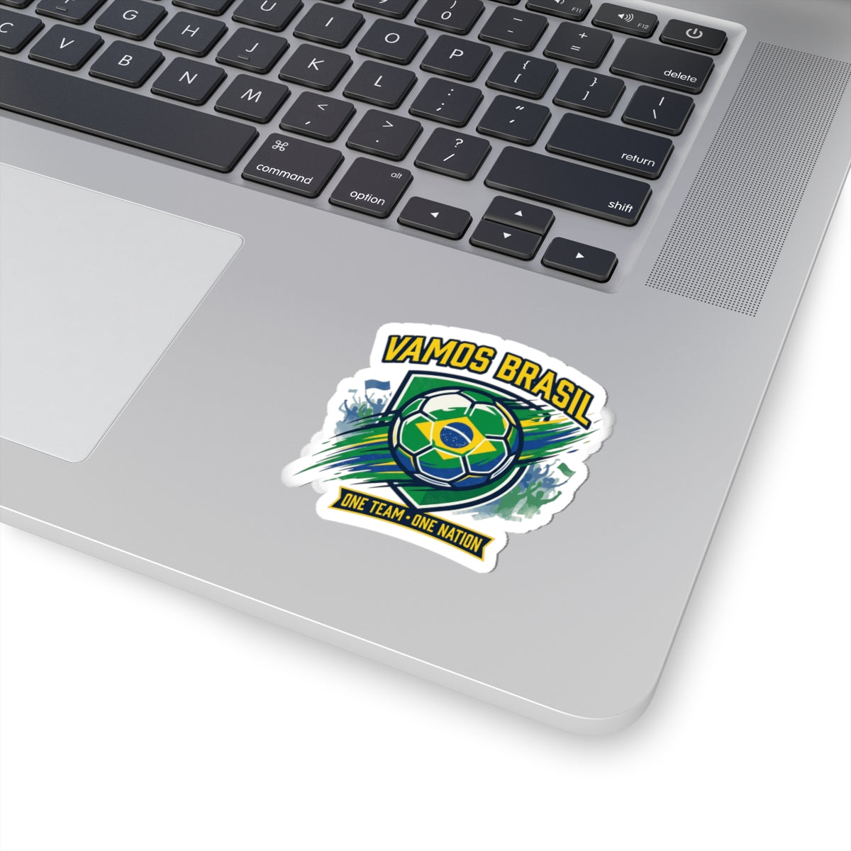 Vamos Brasil Soccer Sticker | Country Pride, Retro Championship