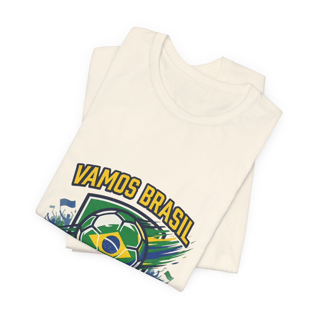 Vamos Brasil Soccer Tee | Brazil country pride, retro soccer championship