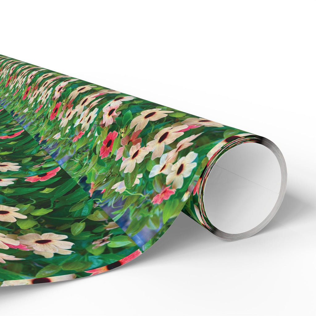 Wrapping Paper — Black Eyed Susan Vine African Sunset Gift Wrap Roll