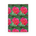 Pink Rose Pattern Hardcover Journal — Floral Notebook for Writing, Gifts & Gardeners