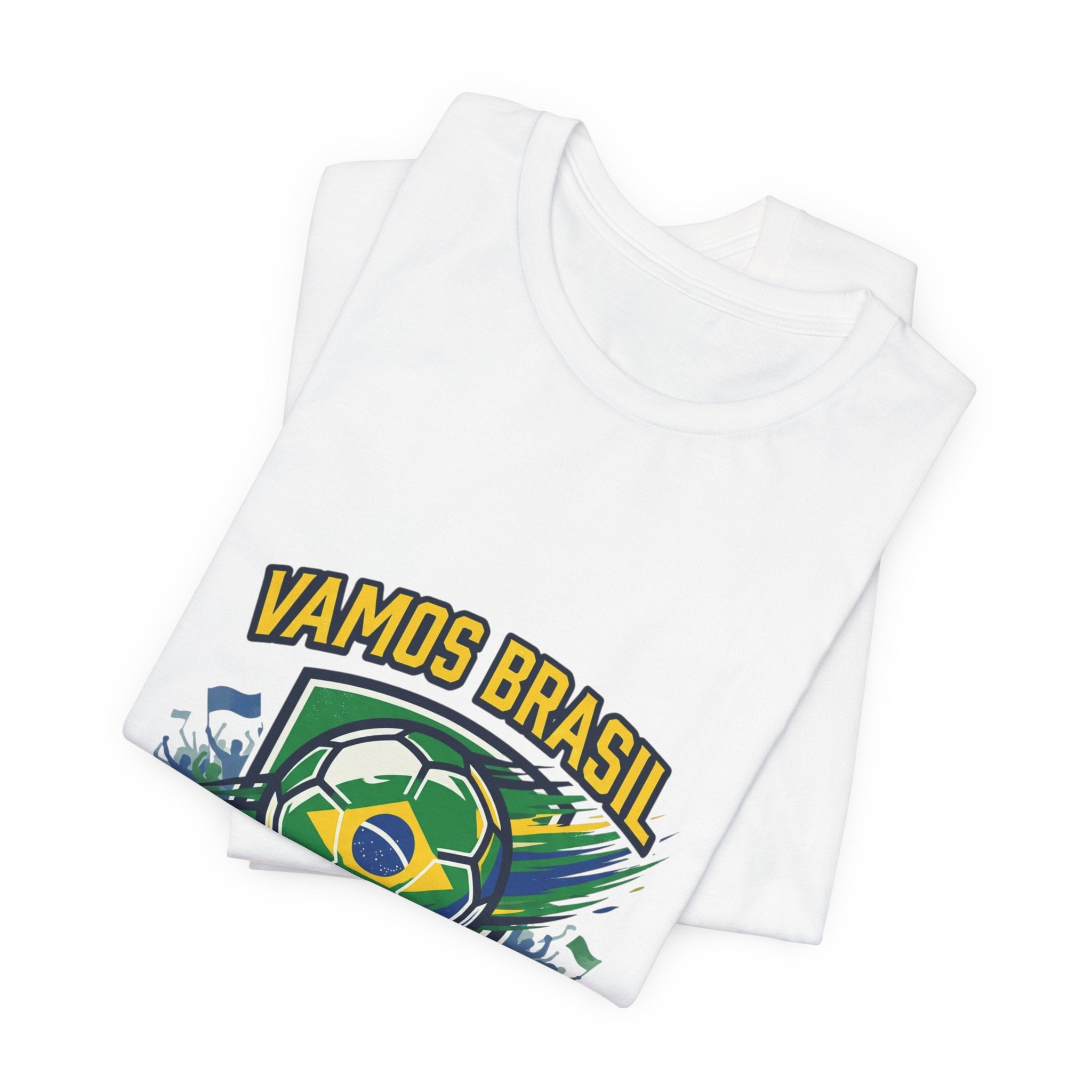 Vamos Brasil Soccer Tee | Brazil country pride, retro soccer championship