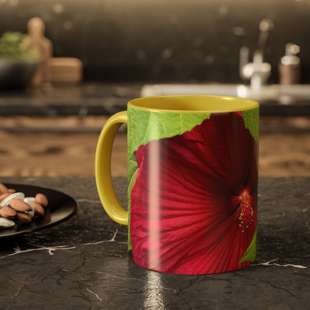 Less Hustle More Coffee Hibiscus Floral Mug (11oz & 15oz)