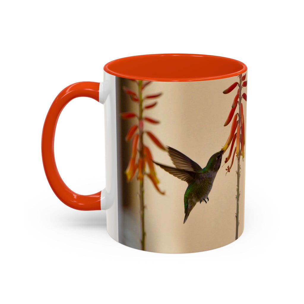 50 Years of Not Giving a Damn Mug — Vintage Floral Hummingbird Coffee Cup (11oz, 15oz)