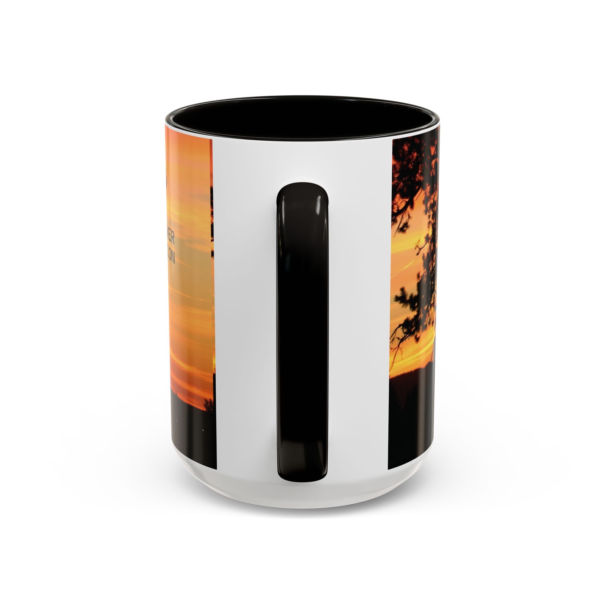 Progress Over Perfection Sunset Mug — Rural NE Oregon Motivational Coffee Cup (11oz/15oz)