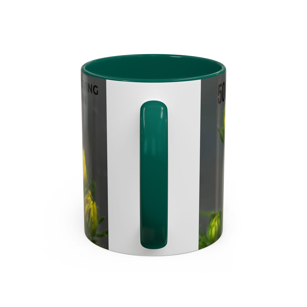 Black-Eyed Susan 'Not Giving a Damn' Mug — Colorful Floral Coffee Cup (11oz & 15oz)