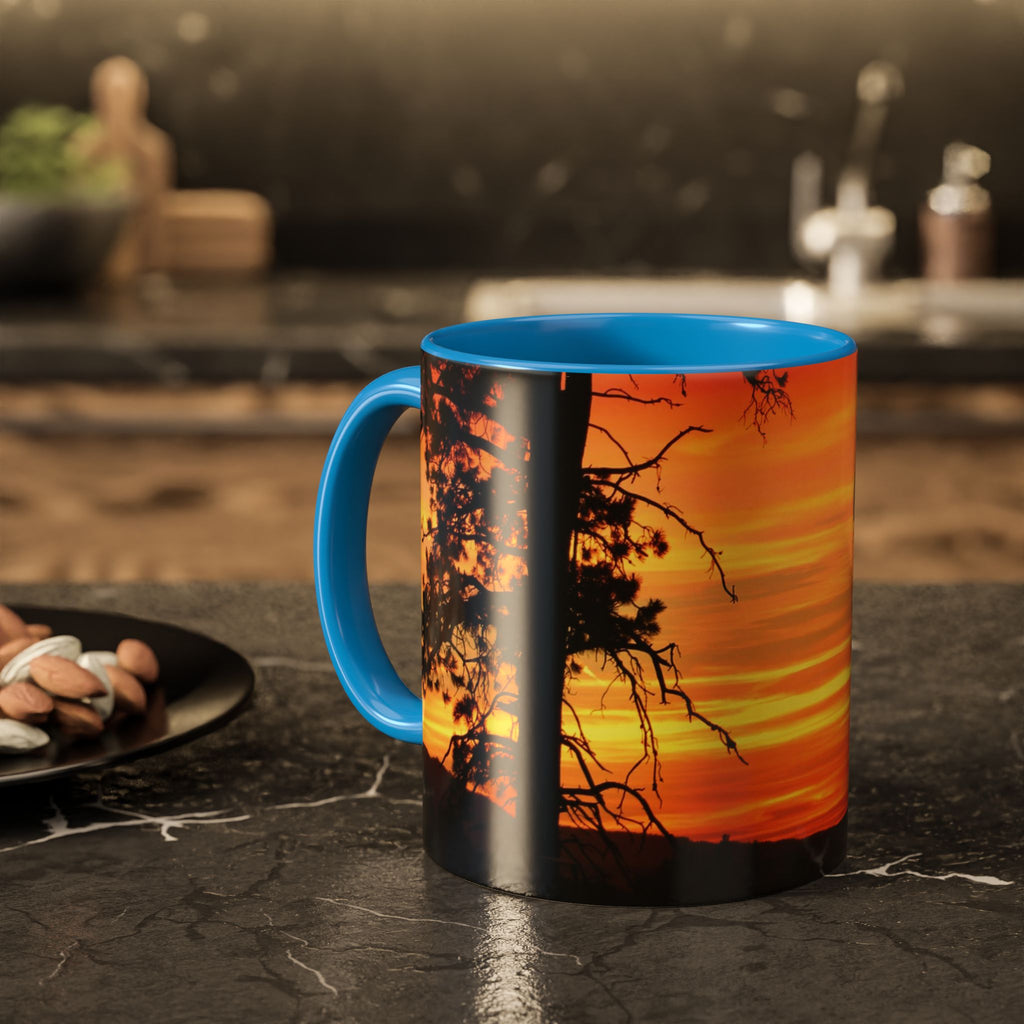 Progress Over Perfection Sunset Mug — Rural NE Oregon Motivational Coffee Cup (11oz/15oz)