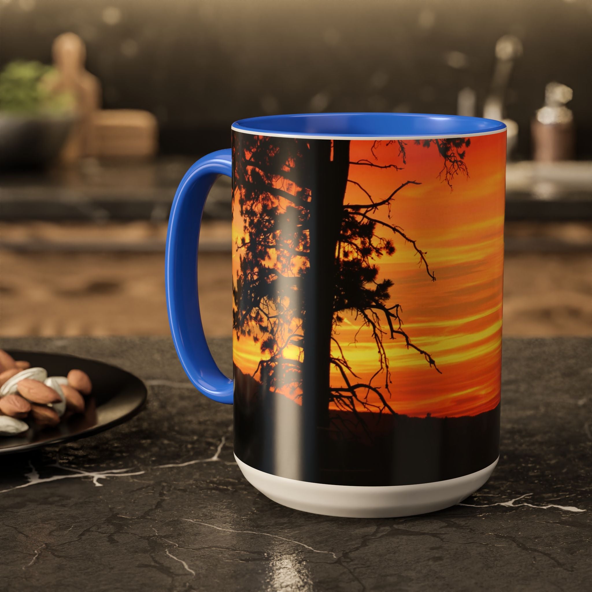 Progress Over Perfection Sunset Mug — Rural NE Oregon Motivational Coffee Cup (11oz/15oz)