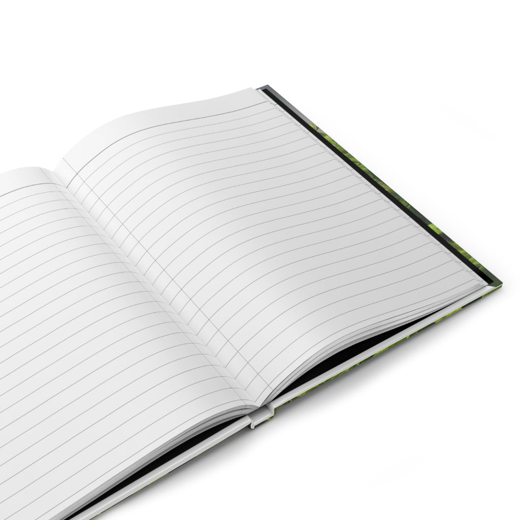 Hardcover Journal — "Authentic 50 Years of Not Giving a Damn" Black-Eyed Susan Floral Keepsake