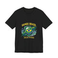 Vamos Brasil Soccer Tee | Brazil country pride, retro soccer championship