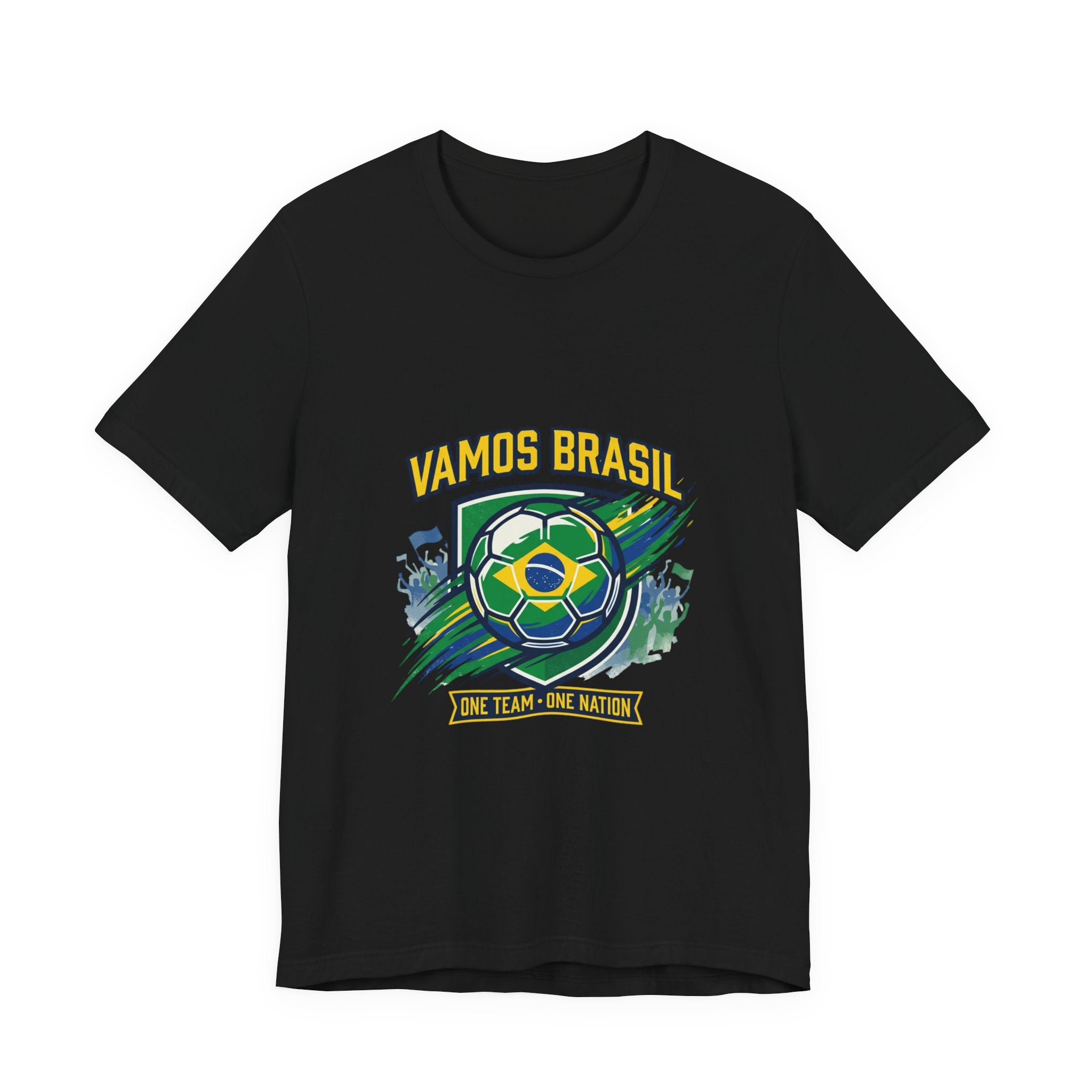 Vamos Brasil Soccer Tee | Brazil country pride, retro soccer championship