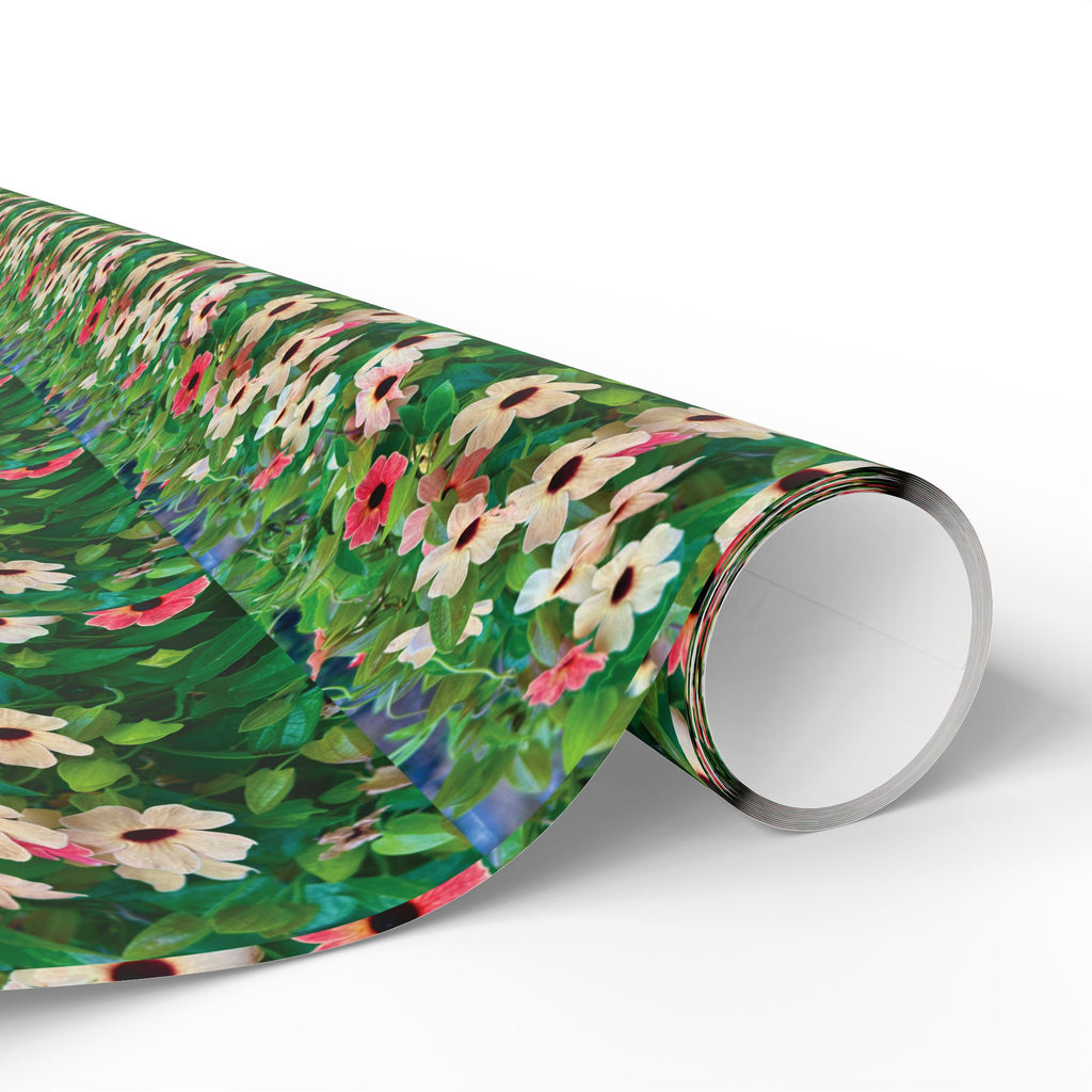 Wrapping Paper — Black Eyed Susan Vine African Sunset Gift Wrap Roll