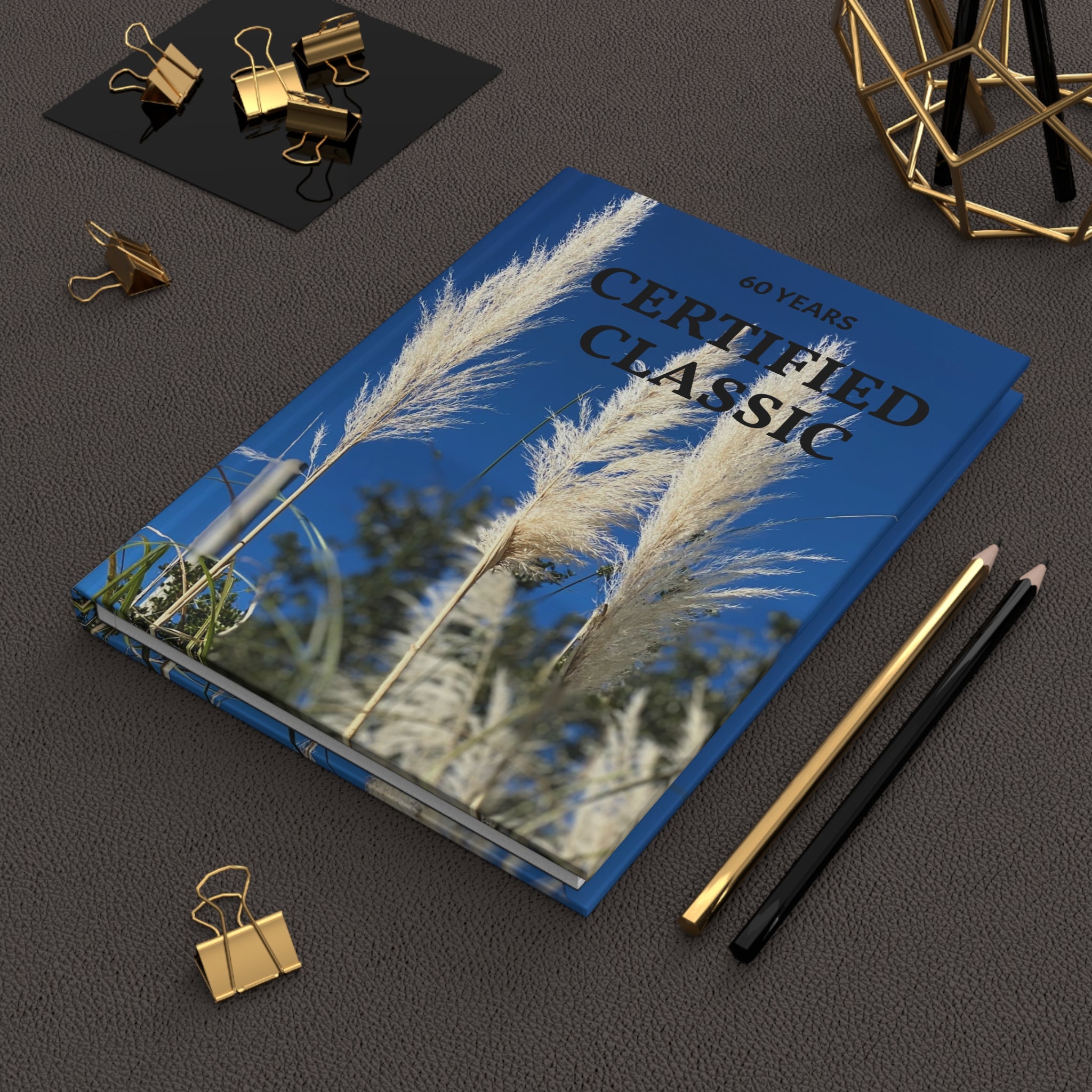 60th Birthday Hardcover Journal — "Certified Classic: Cruisin' My Way into 60" Keepsake (Personalizable)