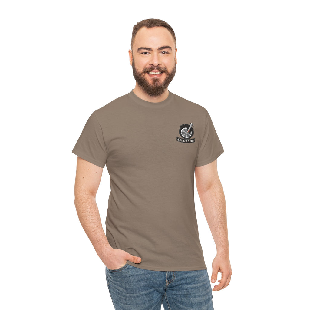 T-Shirt — "What a Ride" Motorcycle Life Journey Graphic Tee